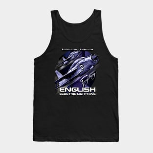 English Electric Lightning RAF Supersonic Fighter Tank Top